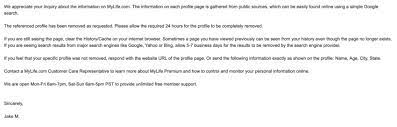 Deleteme currently removes your information from 41 sites every three months for $129 per year, or $229 per year for two people. How Do I Remove My Info From Mylife Page1 Me Blogpage1 Me Blog