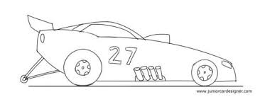 Then draw three circles in each wheel. Racing Car Kids Drawing Novocom Top