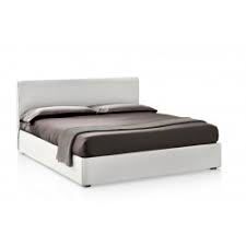 Baldiflex letto matrimoniale con contenitore modello licia in tessuto, rete a doghe, per materassi matrimoniali 160x190 cm. Letto Morbidone