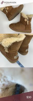 Ugg Kids Bailey Button Chestnut Boots 13 1 Tags Have Been