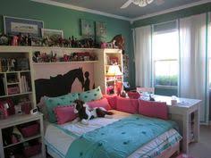 One of the easily and most comfortable ways to quickly update the style of your bedroom is to change the bedding. 14 Best Horse Lover Bed Room Ideas Horse Room Horse Bedroom Bedroom Themes