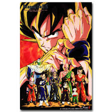 10 billion power warriors, is a 1992 japanese anime science fiction martial arts film, the sixth dragon ball z movie, originally released in japan on march 7 at the toei anime fair along with the second dragon quest: Nicoleshenting Dragon Ball Z All Characters Art Silk Poster 13x20 24x36inch New Japanese Anime Wall Pictures For Home Decor 002 Buy At The Price Of 5 12 In Aliexpress Com Imall Com