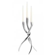 Gorgeous candle holders that enhance your space. Eh Byron Chrome Finish Taper Candle Holder