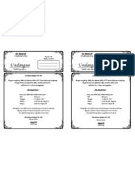 Undangan Tahlil 1 Lembar Isi 2 Microsoft Word 2010 Microsoft Office Word Microsoft Word 2007