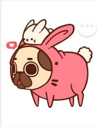Hop Hop Pug Cute Drawings Pugs Funny Cute Pugs