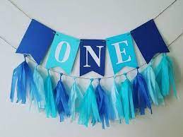 one bannerblue highchair bannerboy birthday banner high etsy diy birthday banner first birthday banners 1st boy birthday