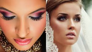 diffe styles of wedding makeup