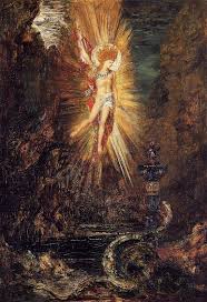 gustave moreau apollo vanquishing the serpent python tags apollo apollon python monsters greek and roman mythology symbolic art painting