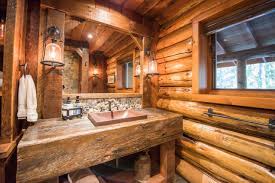 See more ideas about log cabin bathrooms, log cabin bathrooms rustic, cabin bathrooms. Rustic Mountain Cabin Bathroom Ideas Houzz