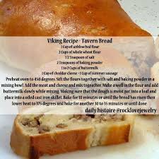 Viking Recipe Taverne Bread Viking Food Recipes Nordic Recipe