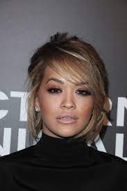 Rita Ora At The 2016 Los Angeles Premiere Of Nocturnal Animals Side Fringe Hairstyles Beauty Hair Beauty