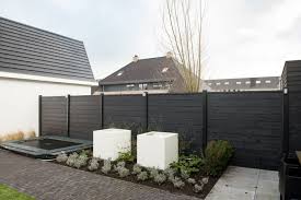 douglas zwart houten schutting schutting tuin tuin tuin muur ideeen