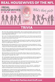 Plus, learn bonus facts about your favorite movies. Real Housewives Of The Nfl Trivia Questions