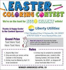 Easter colouring contest with a twist. Easter Coloring Contest Gainesville Times