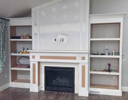 White shaker fireplace mantel and surround. Diy Fireplace Mantle And Surround Sunny Side Design