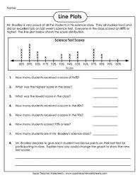 Analyzing dot plots worksheet from dot plot worksheet, source:onlinemath4all.com. Line Plot Worksheets