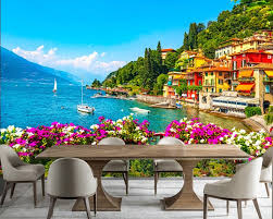 Pencereden deniz manzaralı poster duvar kağıdı. Cicek Ve Deniz Manzarali Duvar Kagitlari Oturma Odasi 3d Duvar Kagitlari 3 Boyutlu Duvar Kagitlari Turkiye