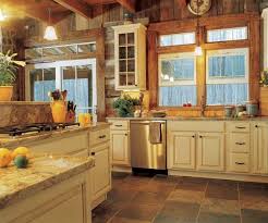 log cabin kitchens