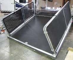 I have a craftsman 5500 generator that powers it. Trekwood Rv Parts Raptor 2014 Door Garage Garage Ramp Door Patio Deck Rail 93 1 4 W X 93 1 4 H W O Brackets