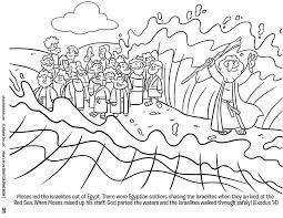 Letter 'm' coloring pages] 5. Pony Bead Cross Craft And Free Coloring Sheet Downloads Crossing The Red Sea Parting The Red Sea Moses Red Sea