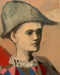 PABLO PICASSO SPANISH, 1881-1973 “ACROBAT AND YOUNG HARLEQUIN” 1905 Oil