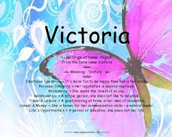Victoria Name Meaning Nombre Maternidad