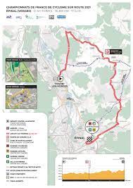 C'est un circuit exigeant qui a été tracé dans la ville des vosges. Championnats De France De Cyclisme Programme Et Parcours Des Courses A Epinal