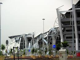 Home asia malaysia sultan mizan zainal abidin stadium. The Collapsed Roof Of The Sultan Mizan Stadium Terengganu Flickr