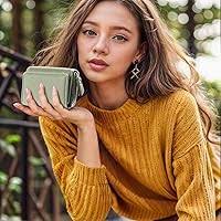 RRANCharltu Portafoglio Donna Piccolo in Pelle Portamonete Donna con  Cerniera Coin Grande Capacità Mini Portafoglio con Slot Per Schede, Bianco  : Amazon.it: Moda