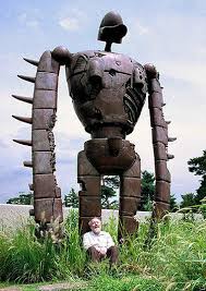 Castle in the sky robot flower. Welcome Ghibli Museum Mitaka
