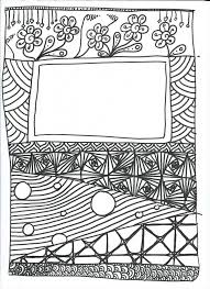 Gribouillages Et Coloriages En Vrac Cahier De Dessin Coloriage Page De Garde
