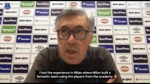 Carlo ancelotti osi (italian pronunciation: Video Carlo Ancelotti Keen To Give Opportunities To Young Everton Stars