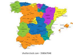 Svg maps in this category are part of a fully labeled administrative map series applying the (de) widespread location map scheme. Similar Images Stock Photos Vectors Of Colorful Spain Map With Regions And Main Cities 36055111 Shutterstock