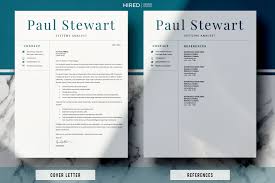 Secondly, are short cover letters better? Professional Cover Letter And 2 Column Resume With References Page By Hiredds Thehungryjpeg Com