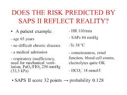 The saps 3 is an externally validated tool that accurately predicts icu mortality. Which Risk Adjustment Model Should We Use A Finnish Point Of View Ppt Video Online Download