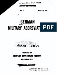 Eine vollmacht ermächtigt eine oder mehrere personen, an eigener in der vollmacht sollte festgelegt werden, dass sie erst genutzt wird, wenn der vollmachtgeber. German Military Abbreviations German Language Military Intelligence