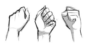 Draw the main shape of the fist; The Sky Has No Limits Could You Do A Quick Tutorial On How To Draw