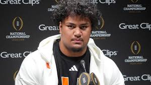 Francis Mauigoa back injury could affect Lions' NFL draft plans