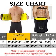 Neoprene Gym Waist Trainer Body Shaper Belt Sauna Sweat Girdle Slim Shapewear Us