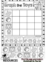 Kindergarten Graphing Activity From Tweet Resources December On The Go No Prep Printables Kindergarten Math Holiday Math Worksheets Christmas Math Worksheets