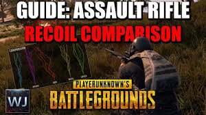 Outdated Guide Detailed Ar Recoil Comparison All Ars Playerunknowns Battlegrounds Pubg