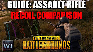 outdated guide detailed ar recoil comparison all ars playerunknowns battlegrounds pubg