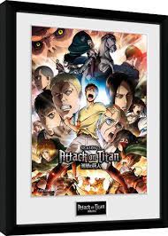 It's not available on other websites! Attack On Titan Season 2 Collage Key Art Gerahmte Poster Bilder Kaufen Bei Europosters