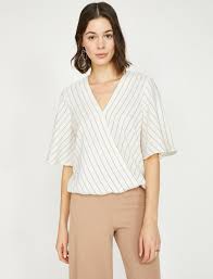 Striped Blouse Fashion Tops Women Blouses Womens Striped Blouse