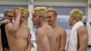 This adds moisture in your hair, making it more elastic and less likely to snap. Men S Swimming Team Goes For Gold With Bleached Hair The Ithacan