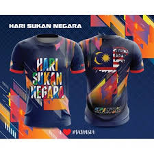 Tarikh hari sukan negara 2019. Preorder 9 Design Jersi Bulan Sukan Negara Mysc Malaysian Sport Challenge Hari Sukan Negara Malaysia 2019 Shopee Malaysia