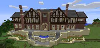 The outside (walls, roof, etc.) and inside (hallways, staircases, rooms, etc.). Huge Modern Mansion Blueprints For Minecraft Houses Castles Towers And More Grabcraft