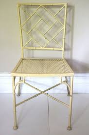 Vintage Metal Faux Bamboo Chair 175