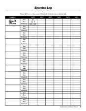 Bowflex Xtreme 2 Se Exercise Chart