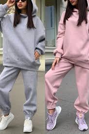 Free shipping on orders over $25 shipped by amazon. Edgy Girls Set Solid Color Long Sleeve Relaxed Fit Hoodie Sweatpants Co Ords Beautifulhalo Com